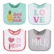 preview thumbnail 4 of 4, The Peanutshell 8 Pk Terry Bibs - Girl Foods