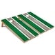 preview thumbnail 1 of 4, Solid Wood Cornhole Boards - Kelly Stripes Design Premium 2x4 (24" x 48") - Include ALL Accessories