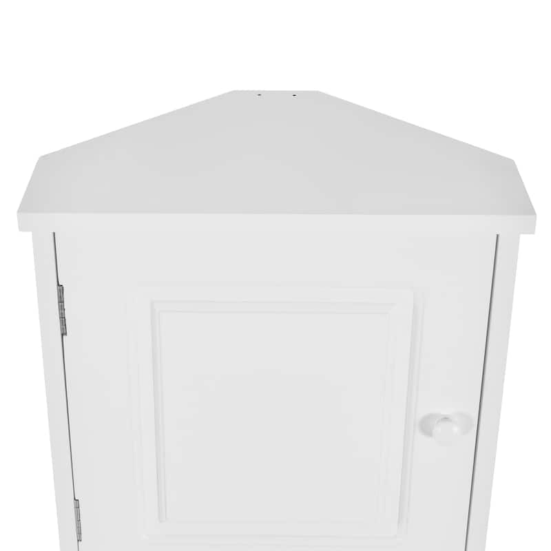 Corner Cabinet for Bathroom - Bathroom Storage Cabinet with Adjustable Shelves
