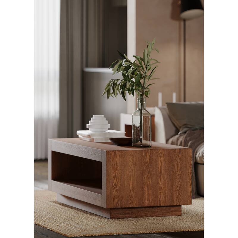 Maven Lane Artemis Contemporary Wooden Coffee Table - Brown