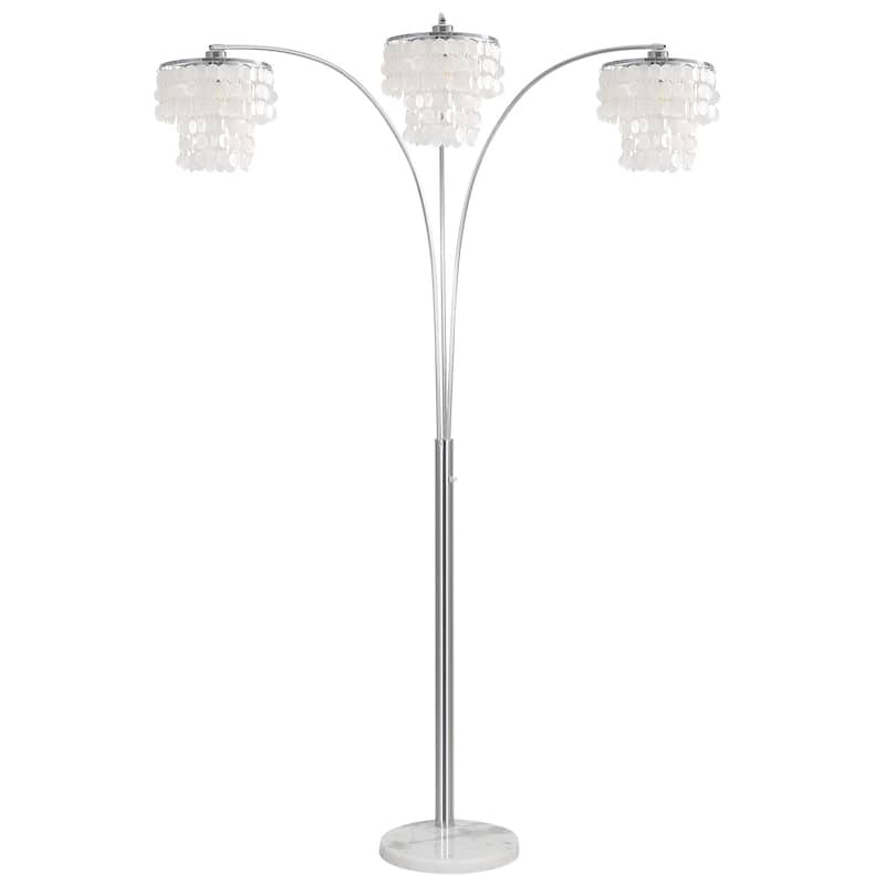 Brio 90" 3-Light Modern Arc Floor Lamp - 90