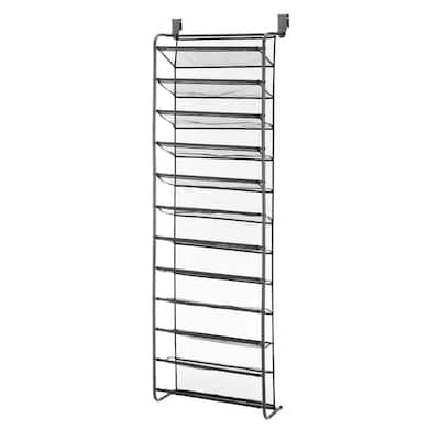 Whitmor White 36-Pair Over The Door Shoe Organizer