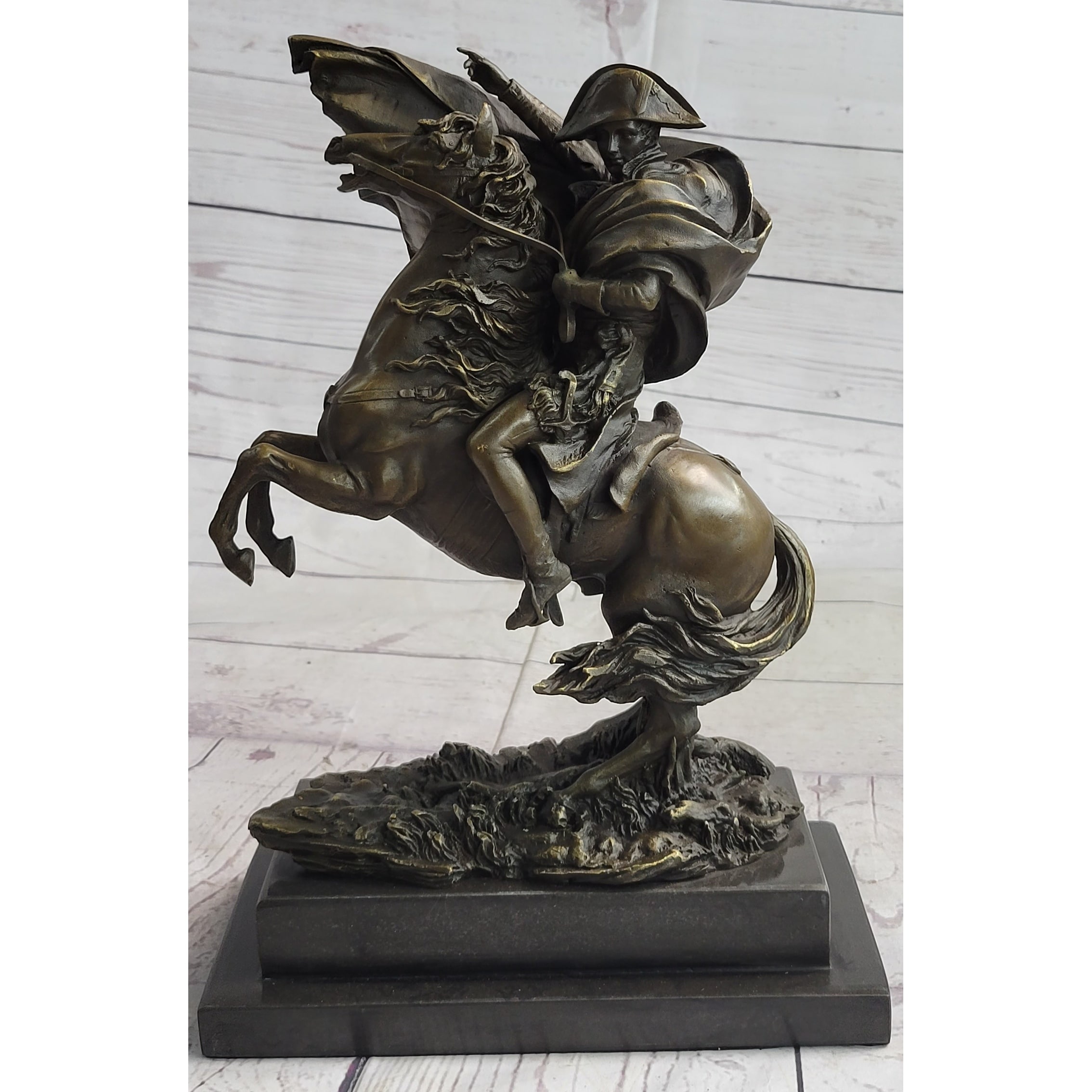 専用　bronze sculpture Napoleon Crossing The Alps Bronze Metal Replica Statue Sculpture