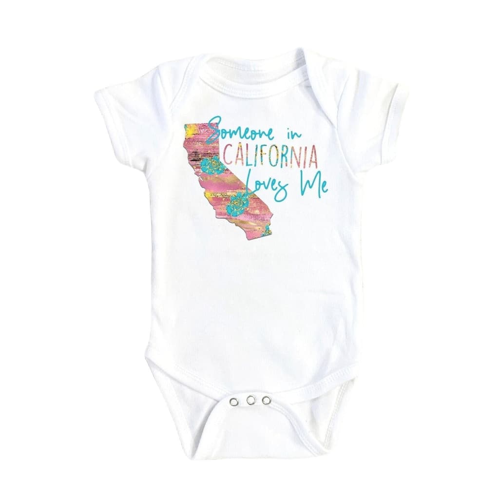 California Loves Me - Baby Boy Girl Clothes Infant Bodysuit Funny Cute Newborn