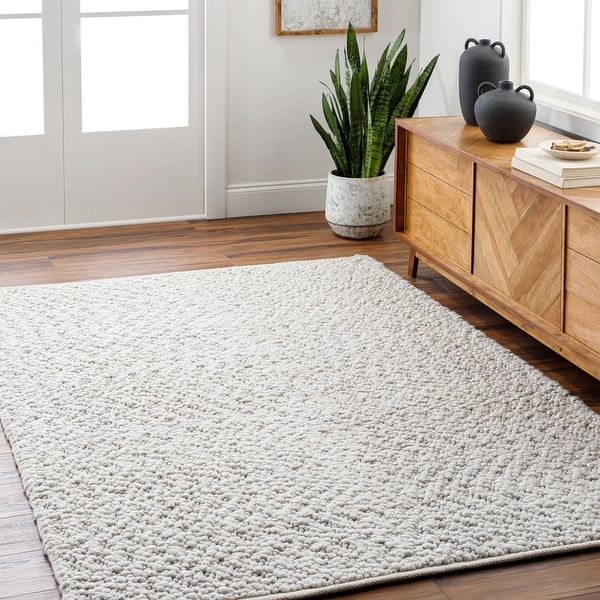 slide 2 of 6, Mclemore Glam Area Rug 2' 6" x 8' - Light Gray - Runner