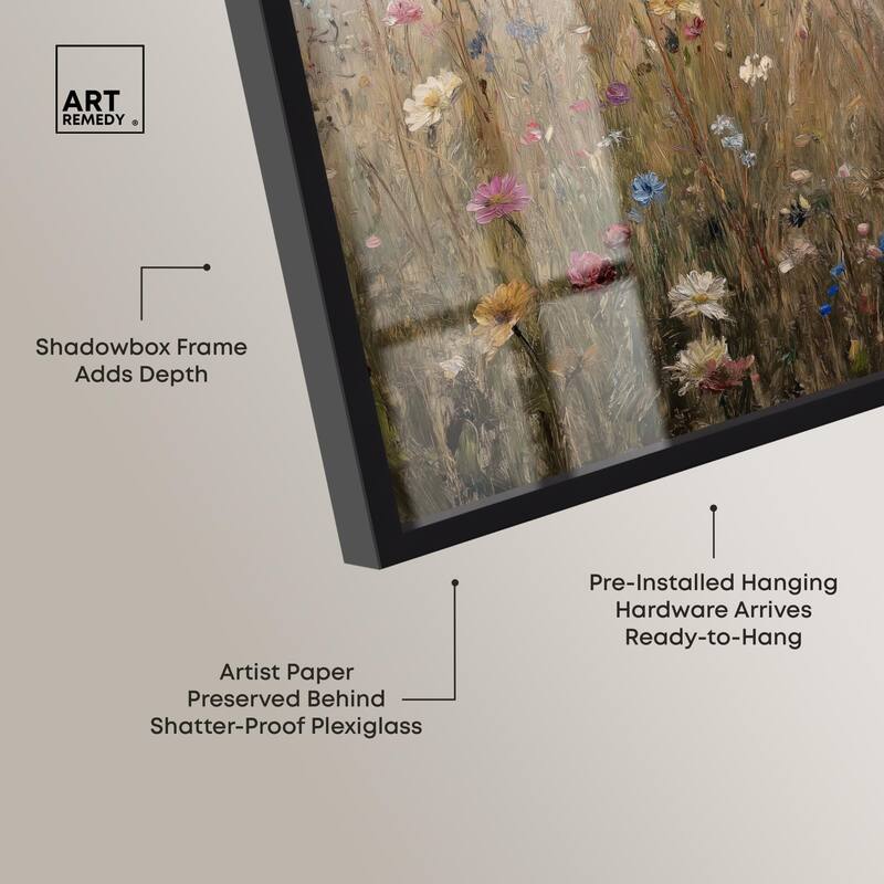 Field of Forgotten Dreams I Shadowbox by Art Remedy