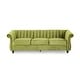 preview thumbnail 26 of 25, Bowie Modern Glam Velvet 3-seat Sofa by Christopher Knight Home