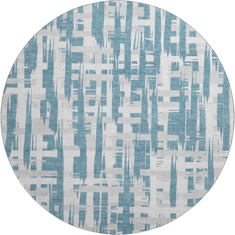 Premium Washable Super Soft Contemporary Plaid Mayfield Rug