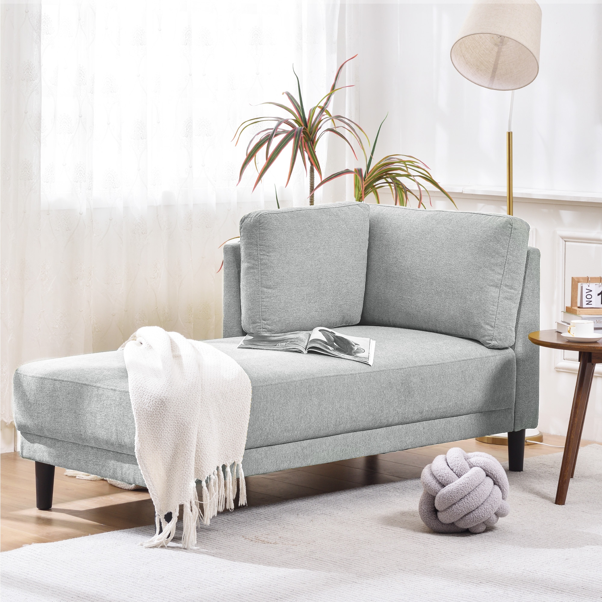 Loveseats with chaise lounge clearance