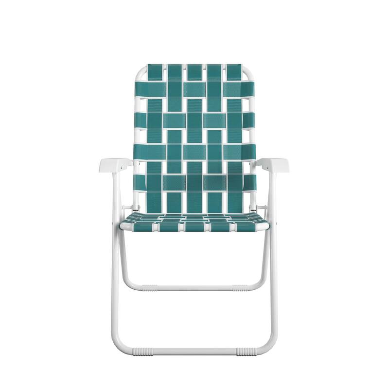 The Novogratz Poolside Gossip Collection Priscilla Folding Chair (2-Pack)