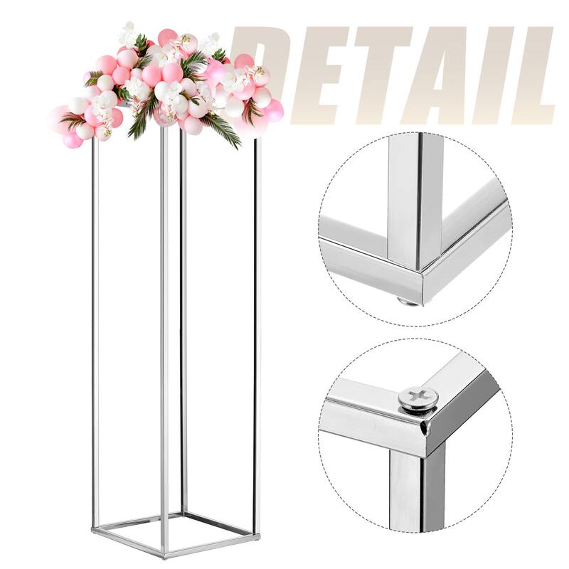 Wedding Flower Stand Vase Column, Metal Flower Rack 10Pcs