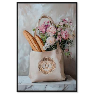 Chic Carryall I Canvas by Art Remedy