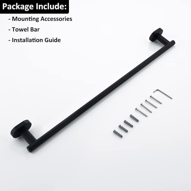24in Towel Bar Rustproof Towel Holder