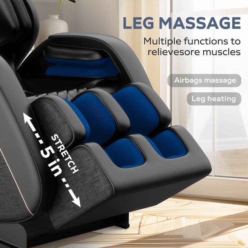 Massage Chair Recliner with Zero Gravity with Full Body Air Pressure