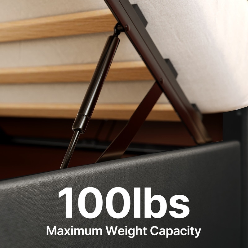Lift Up Storage Bed Frame with Hydraulic System
