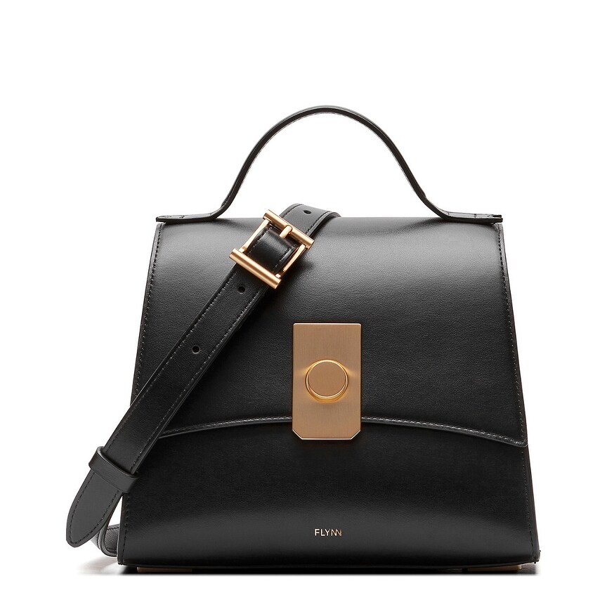 Shop Flynn Emerson Leather Satchel On Sale Overstock 30358637
