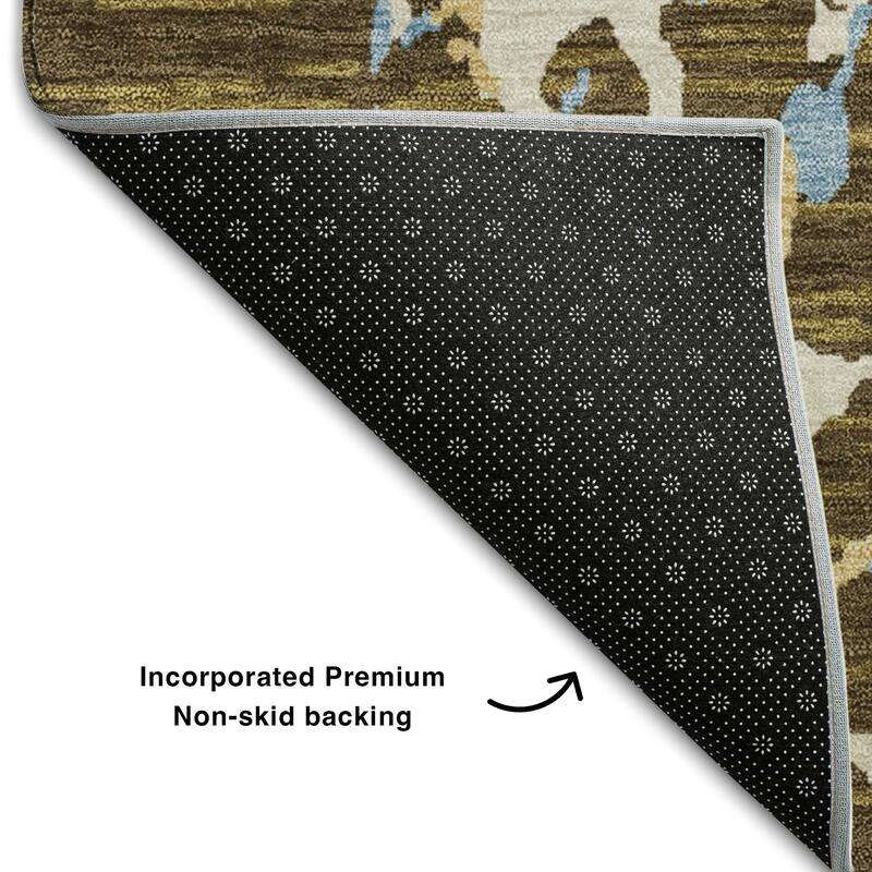 Premium Washable Super Soft Abstract Abrash Mayfield Rug