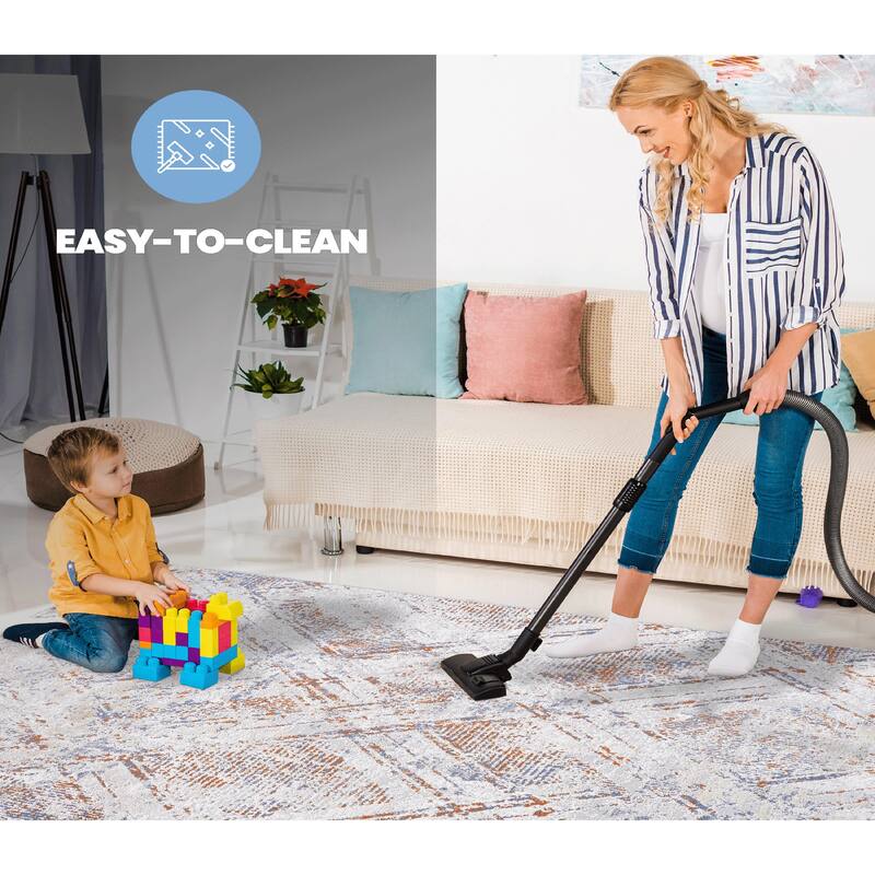 Abstract Area Rug - 8' x 10'