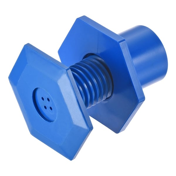 PVC Pipe End Cap Fitting 15mm Male Thread Hex Cap for Water Tank Drain