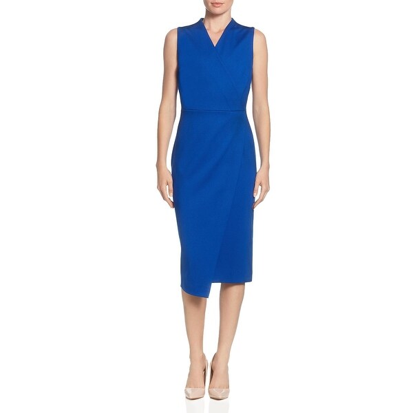 womens wrap dress midi