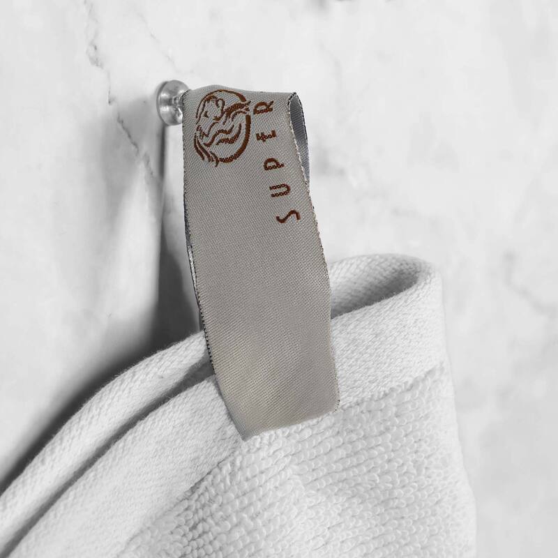 Superior Ultra-Soft Cotton Solid Medium Weight Bath Towel Set of 2