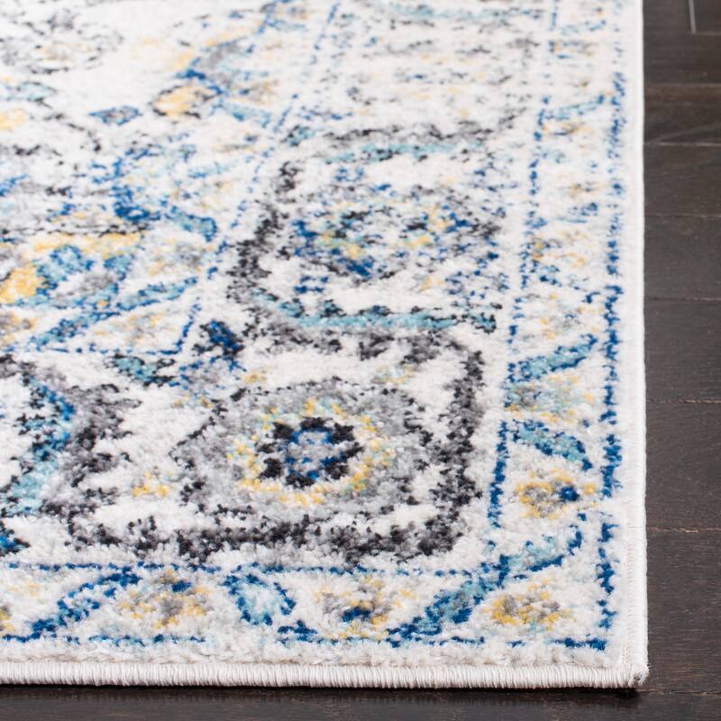 SAFAVIEH Madison Snowflake Medallion Rustic Farmhouse Distressed Rug
