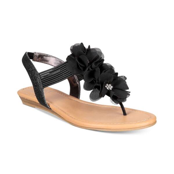 Shop Material Girl Womens Sari Open Toe Casual T Strap Sandals