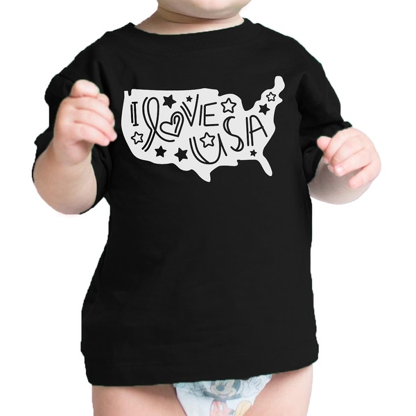 Shop I Love Usa Baby T Shirt Cute Baby Shower Gift Ideas For Army