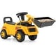 preview thumbnail 1 of 7, Costway Kids Ride on Bulldozer with Adjustable Bucket Engine Sound - See Details Yellow & Black - See Details