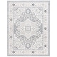preview thumbnail 9 of 11, SAFAVIEH Layla Marlyse Shabby Chic Farmhouse Rug 9' x 12' - Ivory Grey/Charcoal - Rectangle