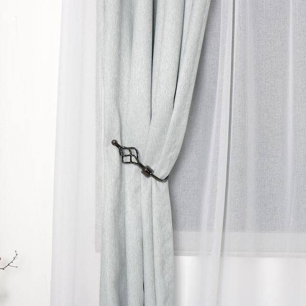 Shop Curtains Tieback Hooks U Style Metal Tie Hold Backs Window