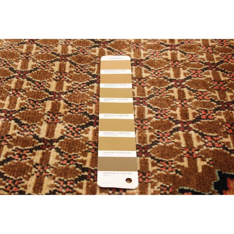 ECARPETGALLERY Hand-knotted Andelz Brown Wool Rug - 5'0 x 9'9