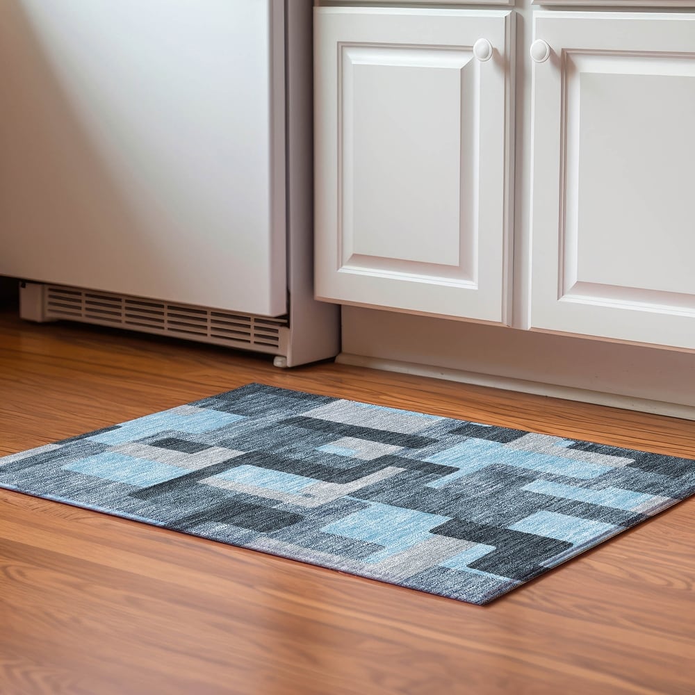 Premium Washable Super Soft Geo Casual Mayfield Rug