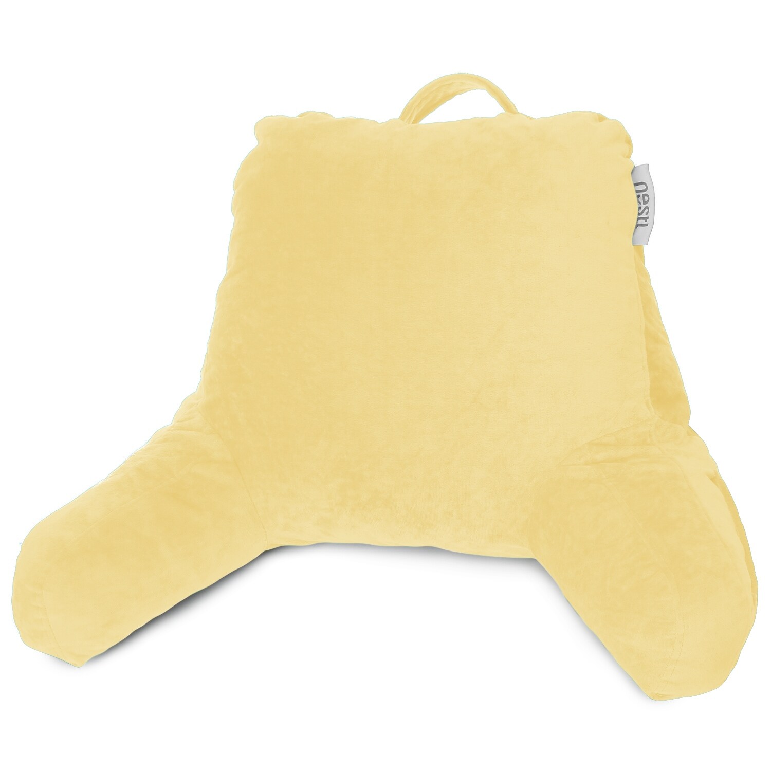 Nestl Backrest Reading Pillow with Arms Shredded Memory Foam