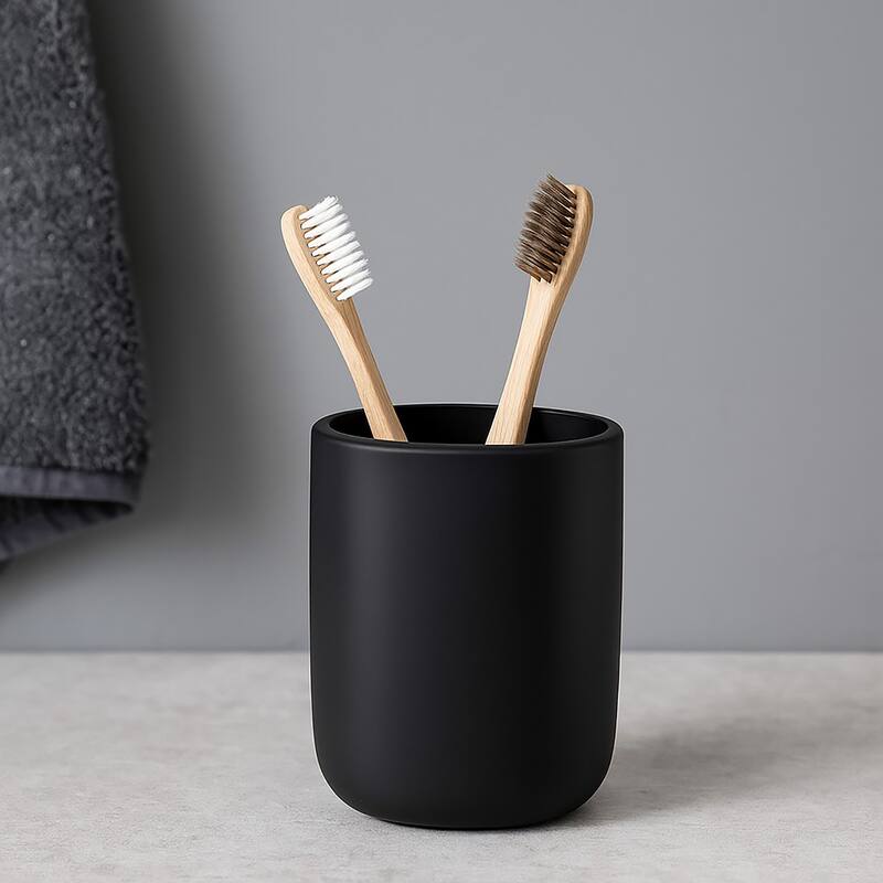 Oval Toothbrush Holder - 3.5 L x 2.5 W x 4 H
