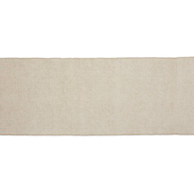 DII Mineral Eco-Friendly Chambray Fine Ribbed Table Runner 13x72 inches