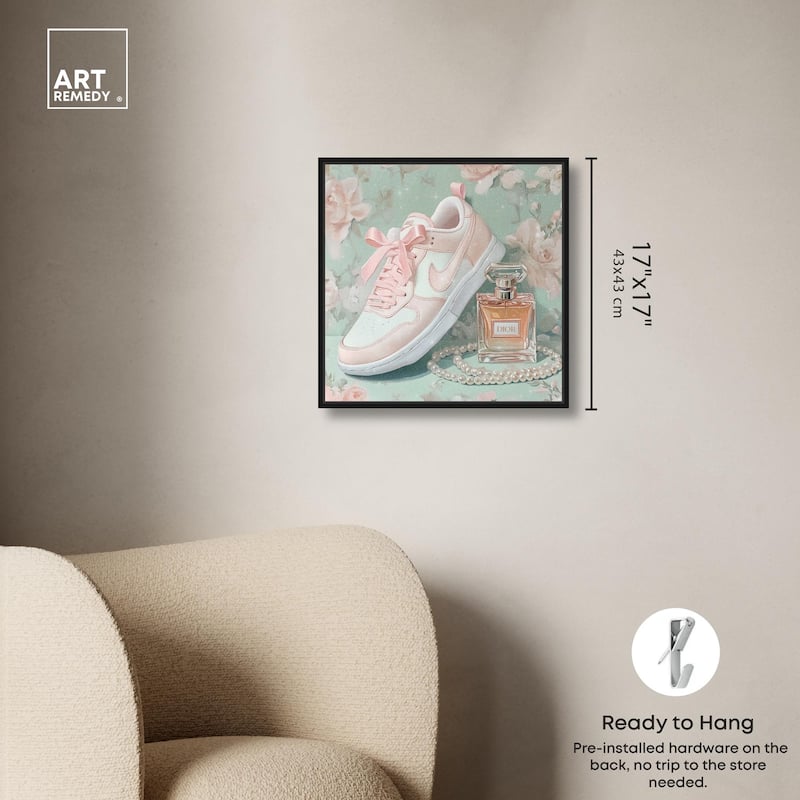 Petite and Cute Sneaker Canvas by Art Remedy
