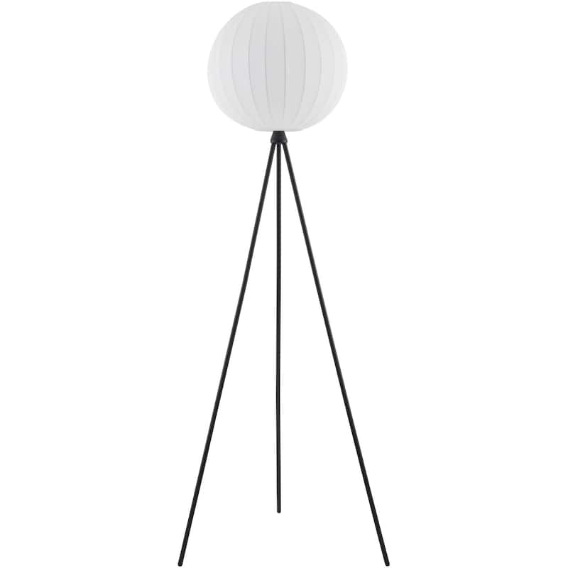 Livabliss Yalata Rustic Accent Floor Lamp - 62"H x 22"W x 22"D