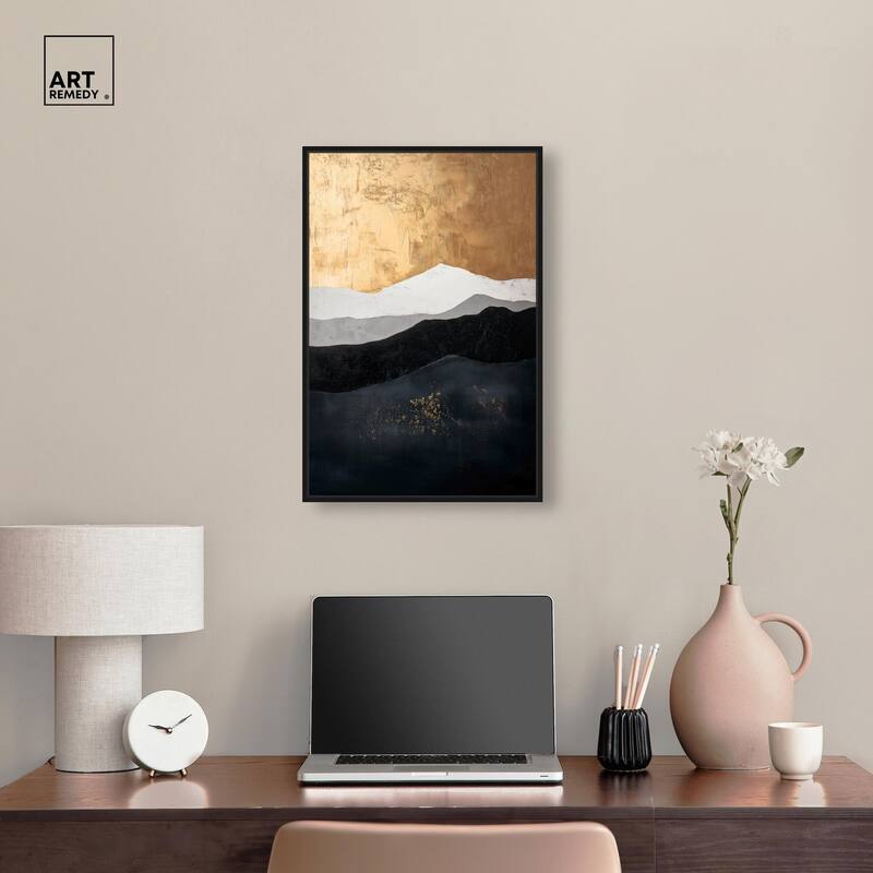 Golden Vista II Canvas by Art Remedy
