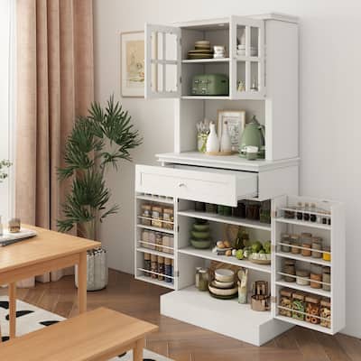 Freestanding Kitchen Pantry, Kitchen Cupboard Storage Cabinets
