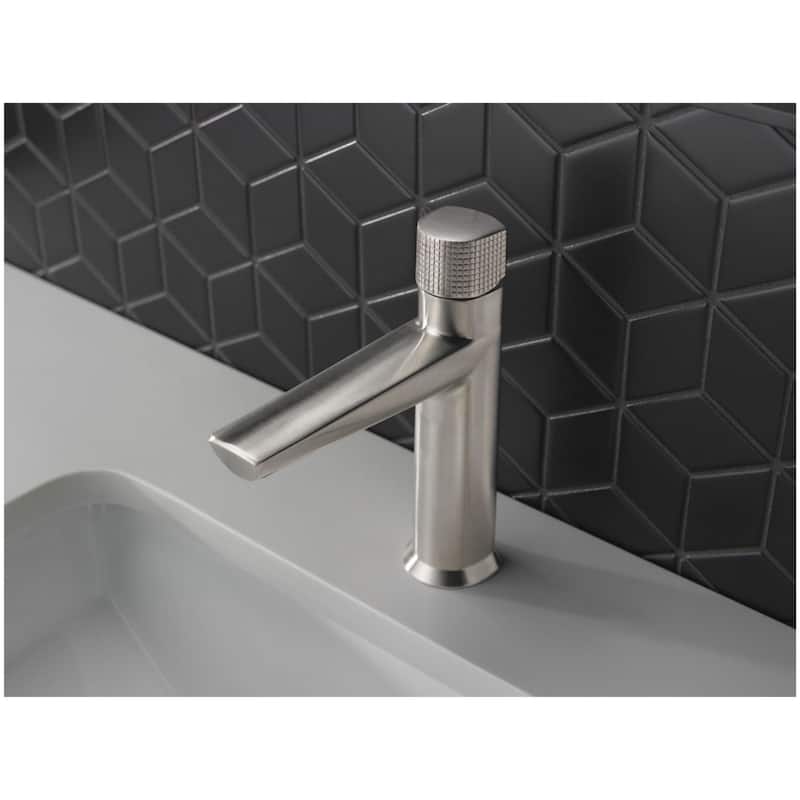 Delta Galeon 1.2 GPM Knurled Knob Single Hole Bathroom Faucet with