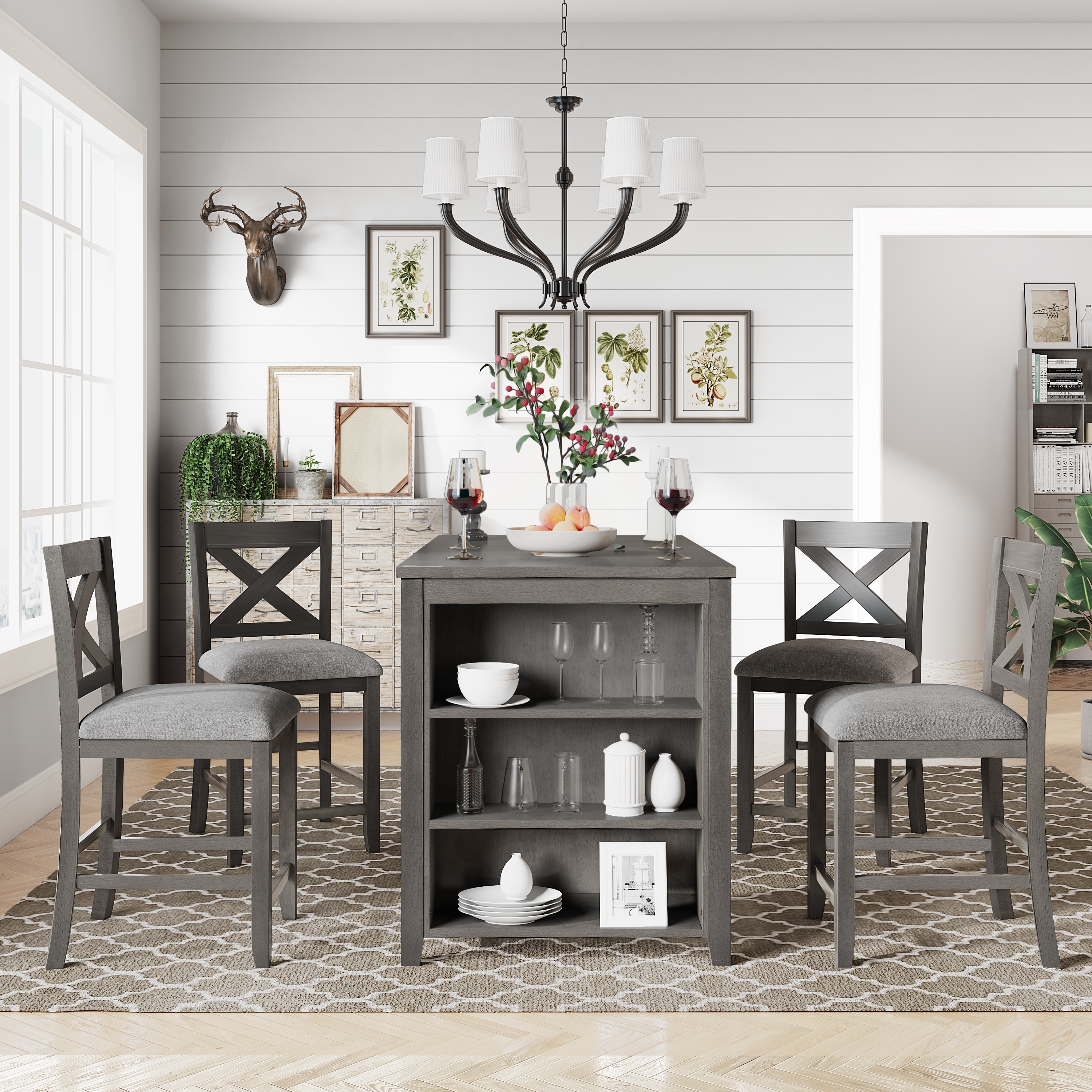 Parellen counter height clearance dining room table