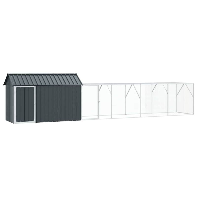 vidaXL Bird Cage Anthracite Galvanized steel