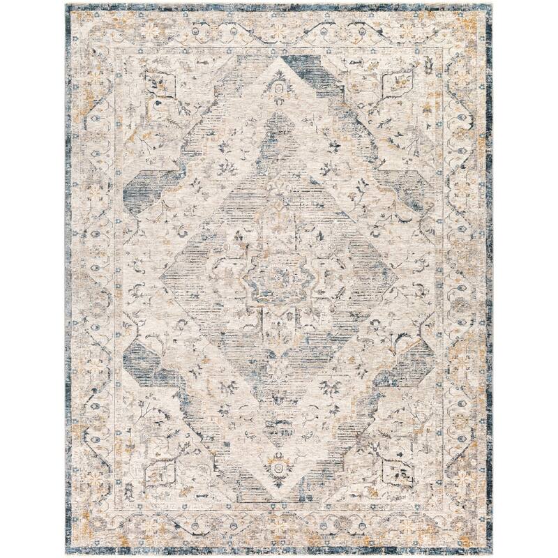 Livabliss Traditional Cardiff Medallion Area Rug