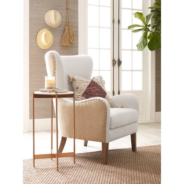 Elle Decor Wingback Chair Overstock 22747849