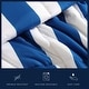 preview thumbnail 8 of 8, Nautica Kids Huck Stripe Blue Comforter Bonus Set