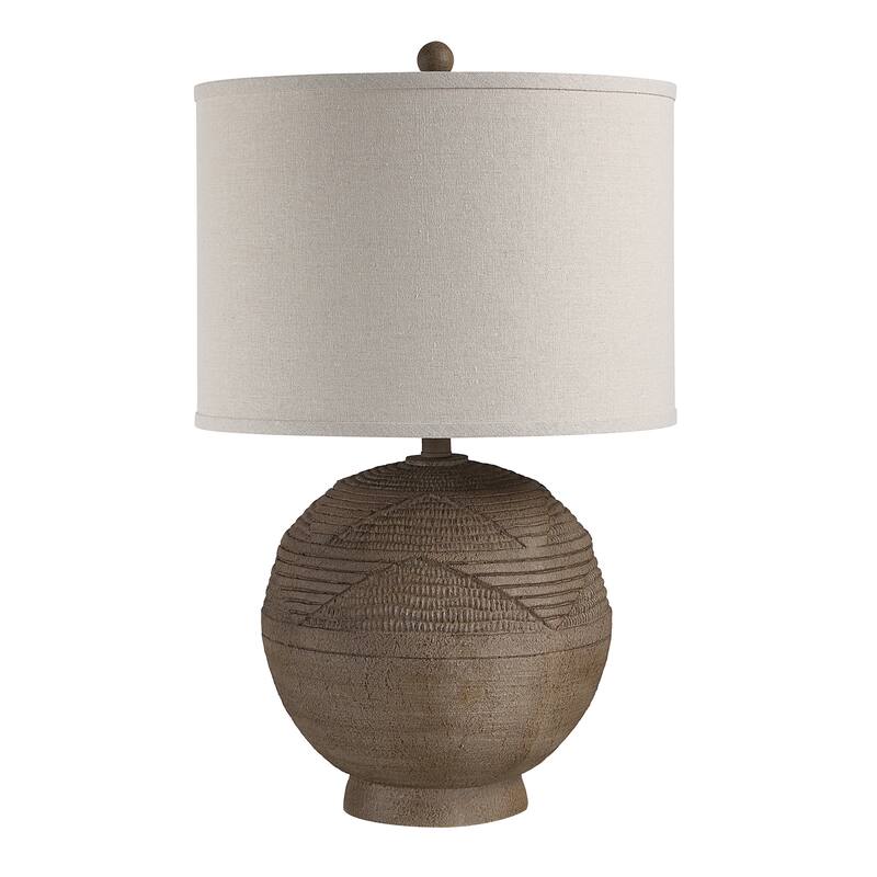 Everren Malya 25.5" Height Table Lamps, Textured Brown