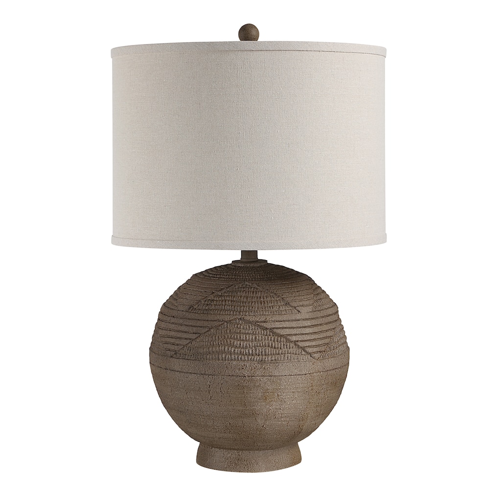 Everren Malya 25.5" Height Table Lamps, Textured Brown
