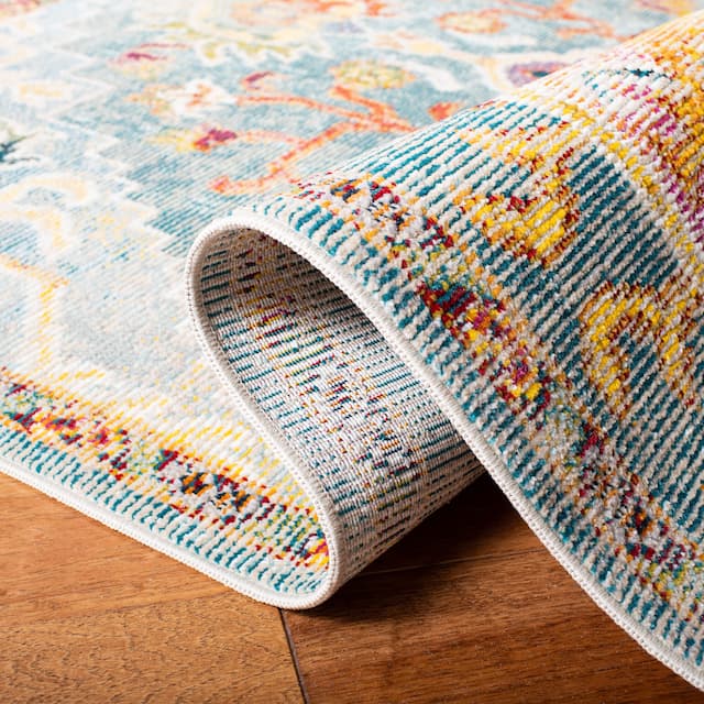 SAFAVIEH Crystal Floretta Vintage Boho Medallion Rug