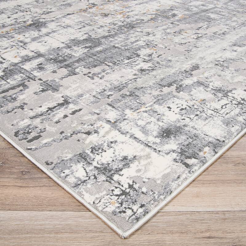 Brocco Glide Gray/ Ivory Area Rug